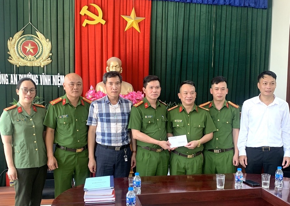 Công an phường Vĩnh Niệm (quận Lê Chân): Hoàn thành chỉ tiêu cấp CCCD điện tử trước thời hạn